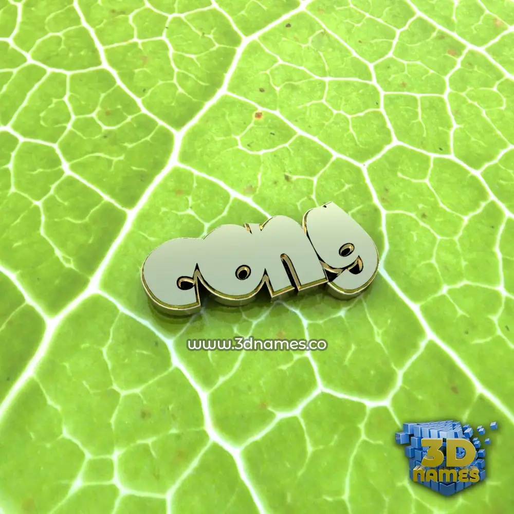 cong in Gold Leaf style - 3D name wallpaper