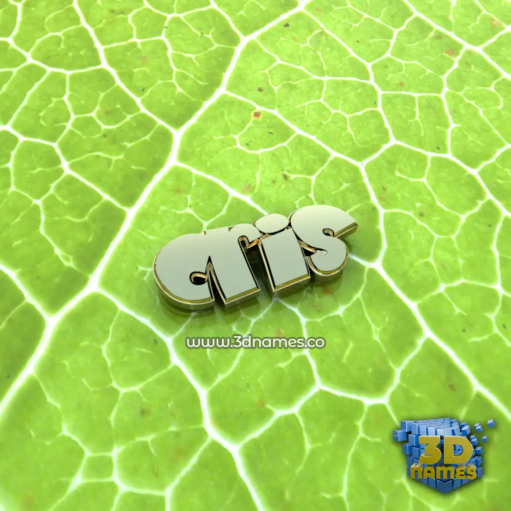 cris in Gold Leaf style - 3D name wallpaper