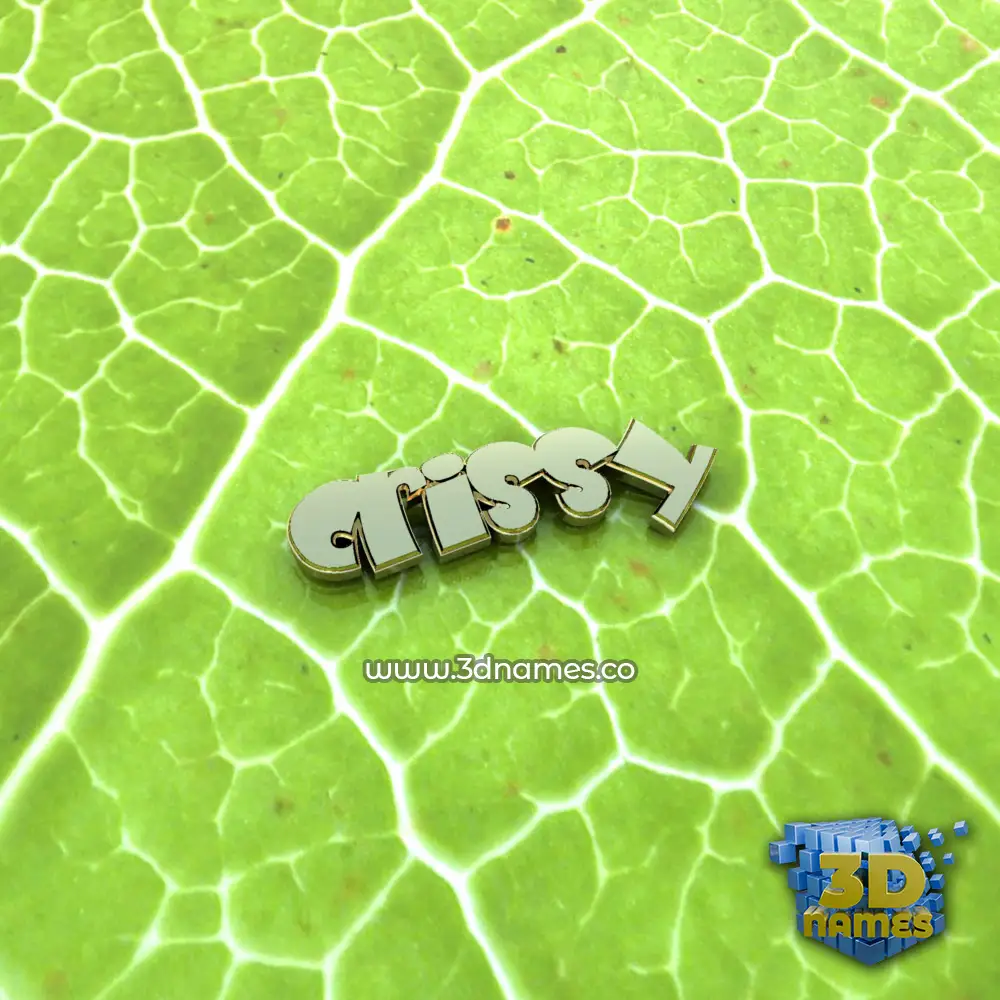 crissy in Gold Leaf style - 3D name wallpaper