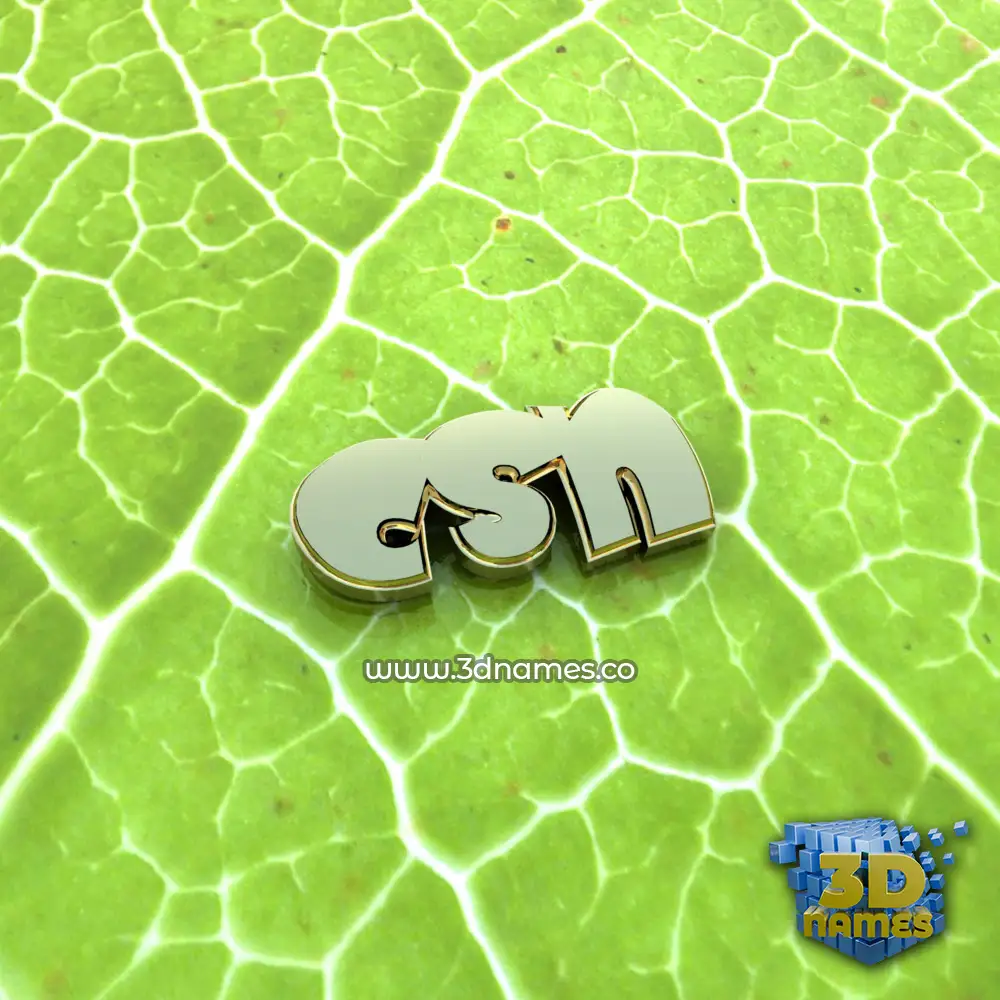 csn in Gold Leaf style - 3D name wallpaper