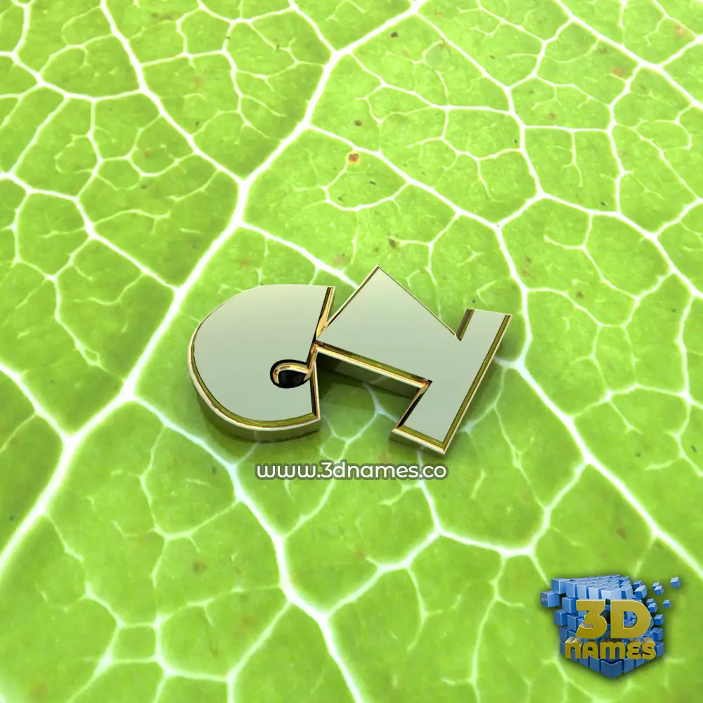 cy in Gold Leaf style - 3D name wallpaper