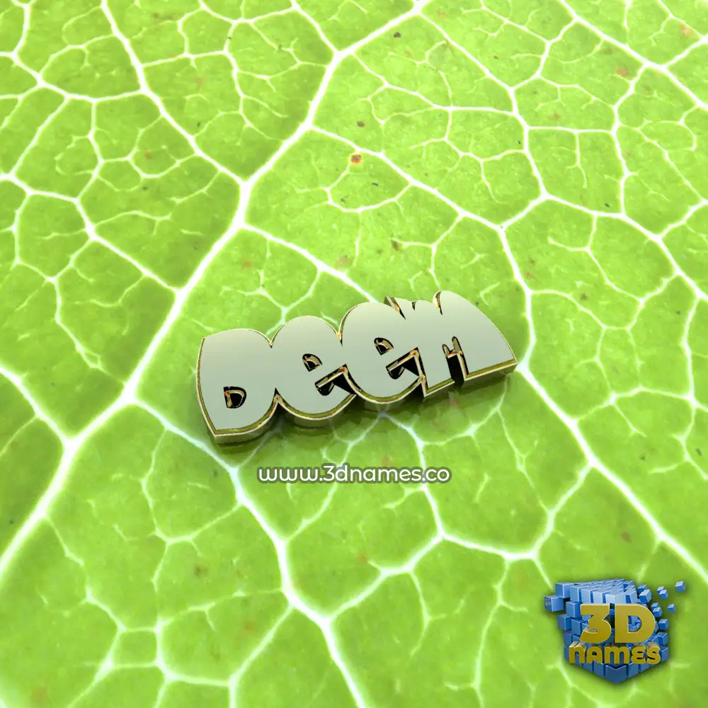 deem in Gold Leaf style - 3D name wallpaper
