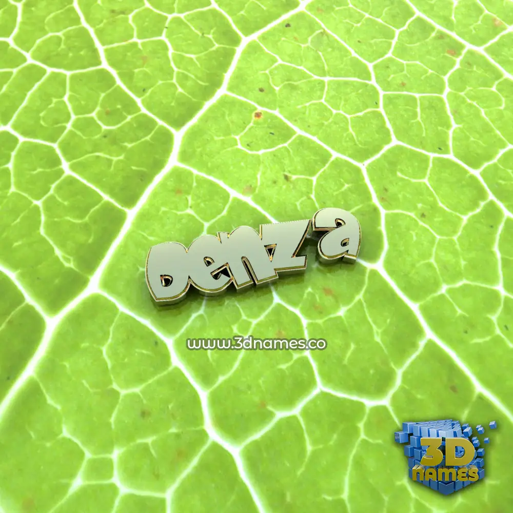 denza in Gold Leaf style - 3D name wallpaper