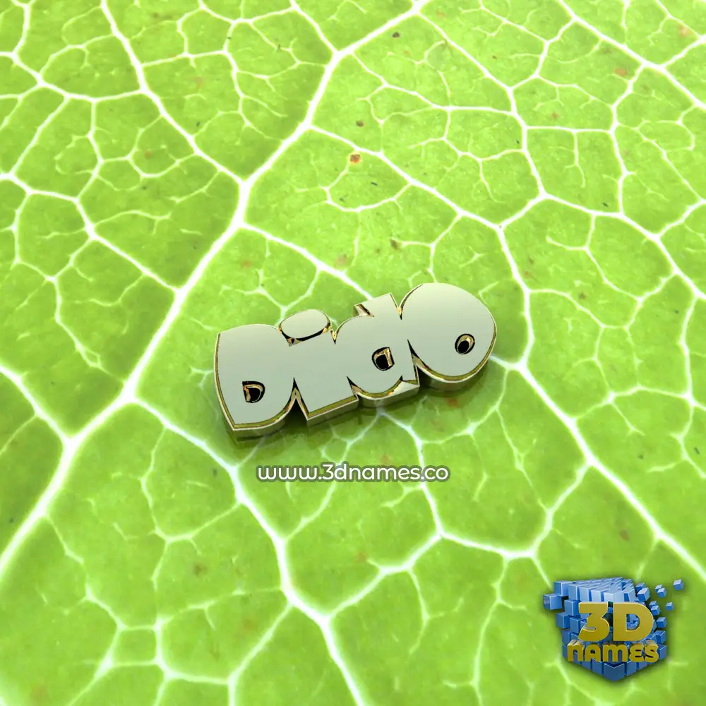 dido in Gold Leaf style - 3D name wallpaper