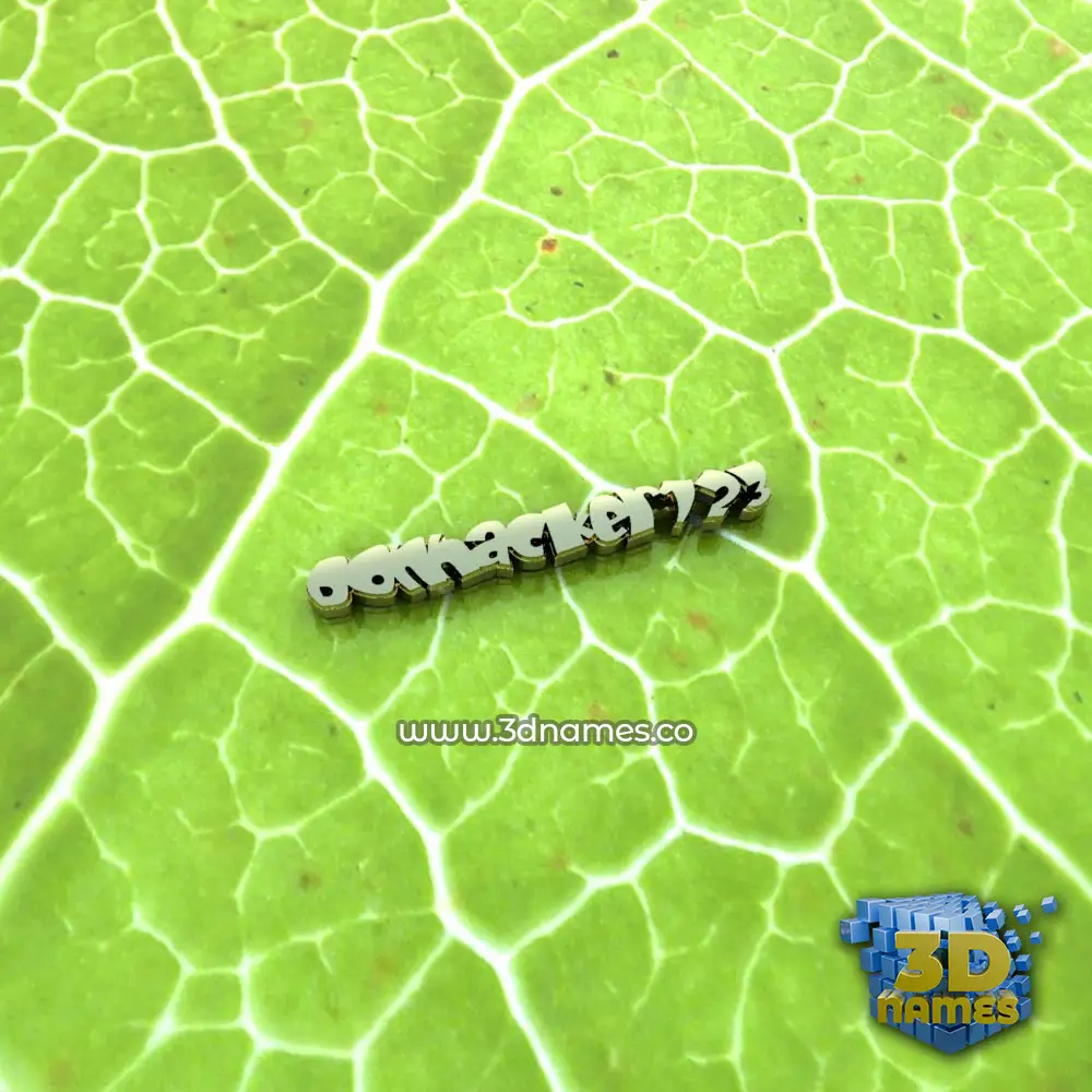 donhacker123 in Gold Leaf style - 3D name wallpaper