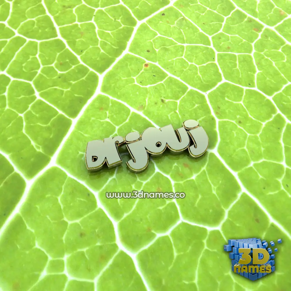 drjouj in Gold Leaf style - 3D name wallpaper