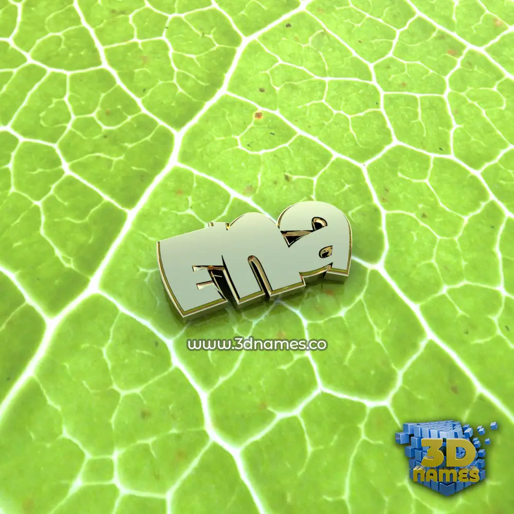 ena in Gold Leaf style - 3D name wallpaper
