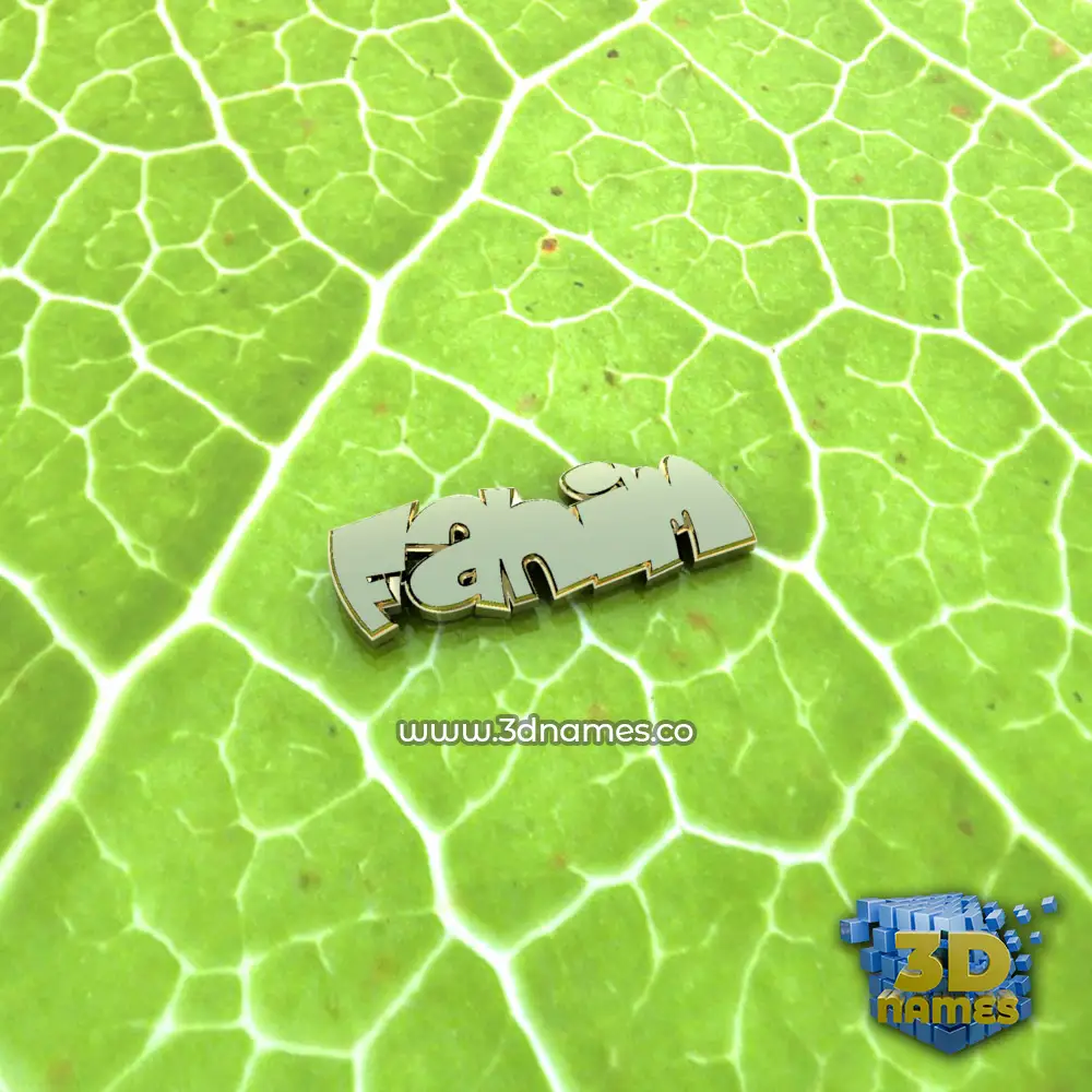 fahim in Gold Leaf style - 3D name wallpaper