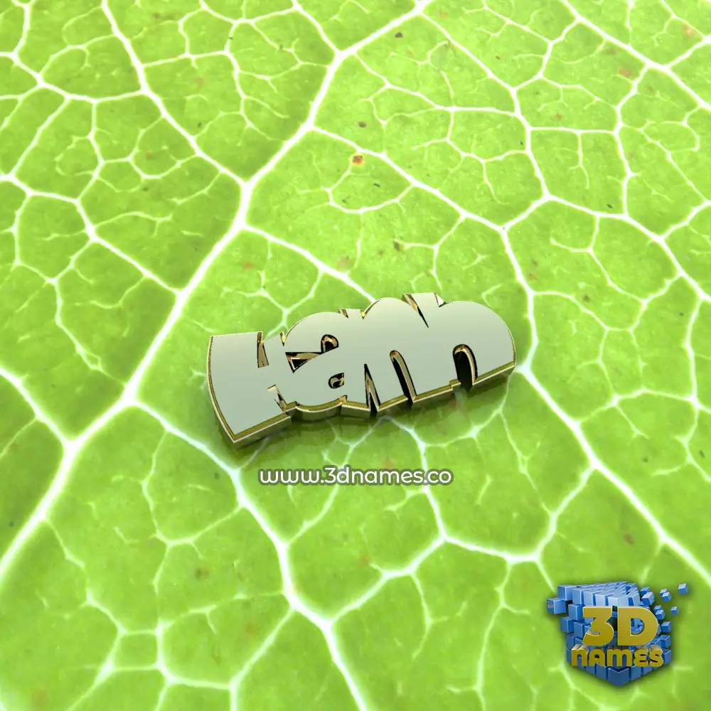 hanh in Gold Leaf style - 3D name wallpaper