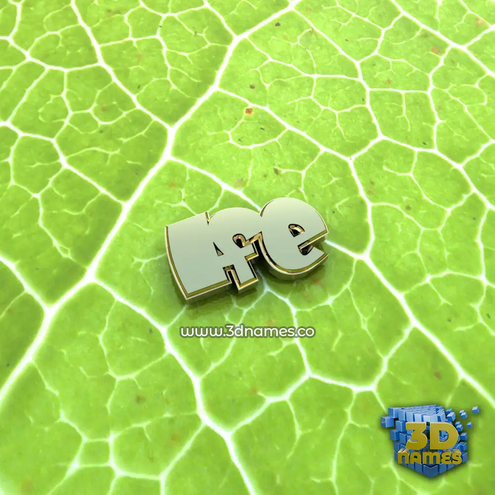 ife in Gold Leaf style - 3D name wallpaper
