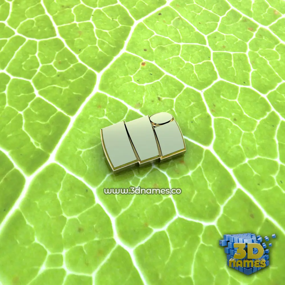 ili in Gold Leaf style - 3D name wallpaper