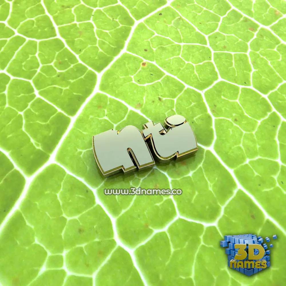 inti in Gold Leaf style - 3D name wallpaper