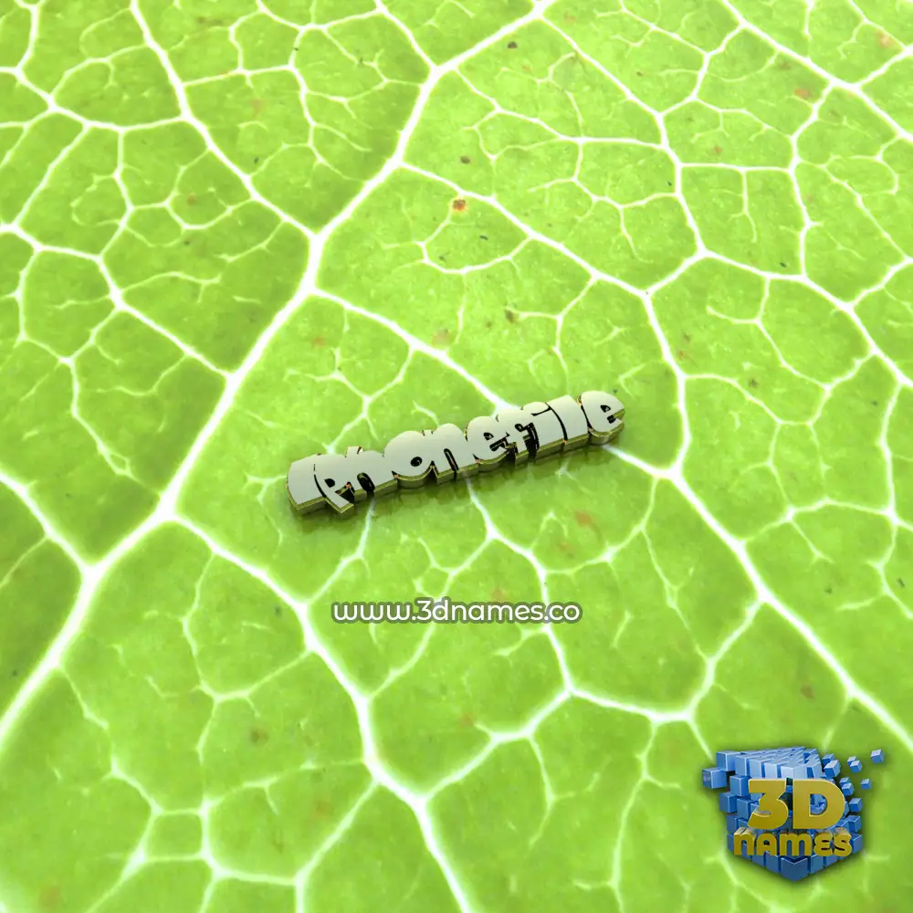 iphonefile in Gold Leaf style - 3D name wallpaper