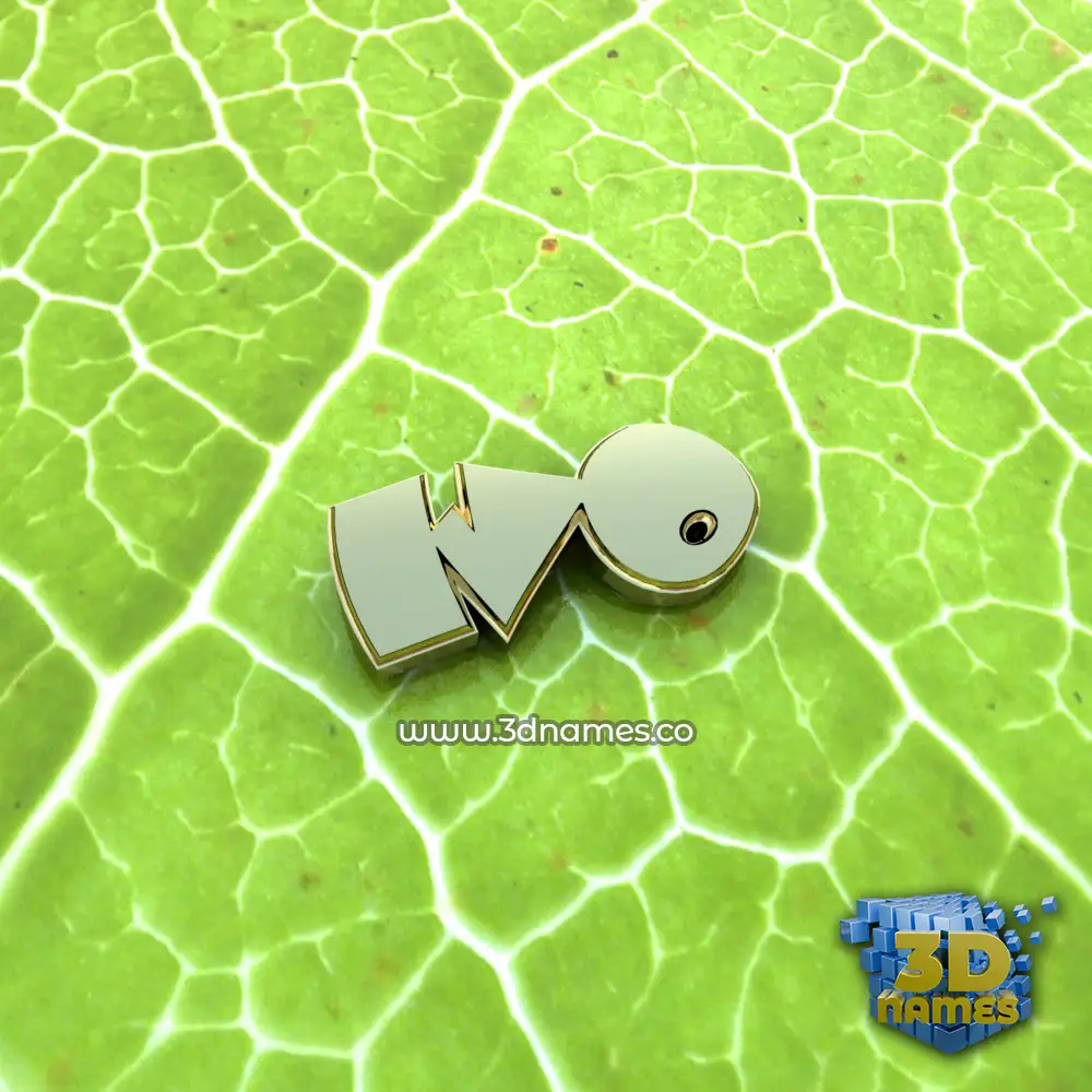 ivo in Gold Leaf style - 3D name wallpaper