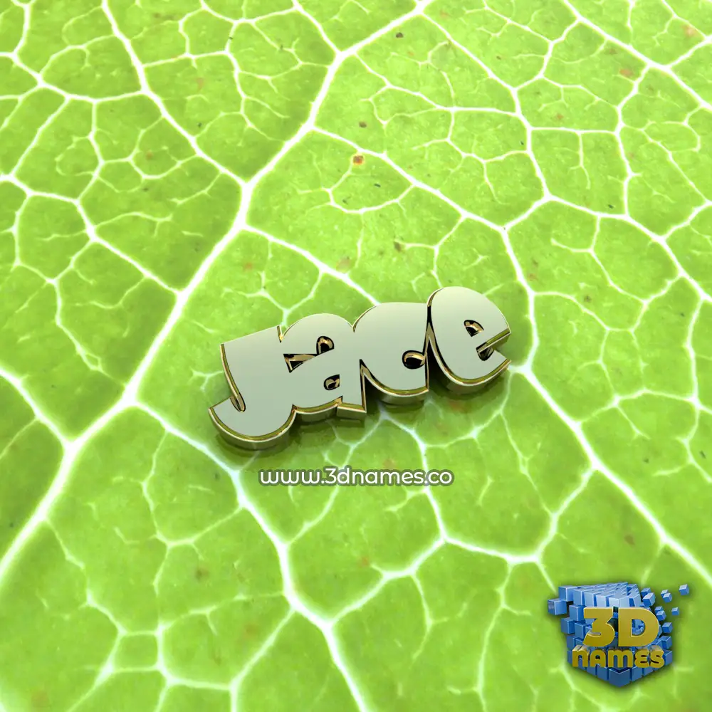 jace in Gold Leaf style - 3D name wallpaper