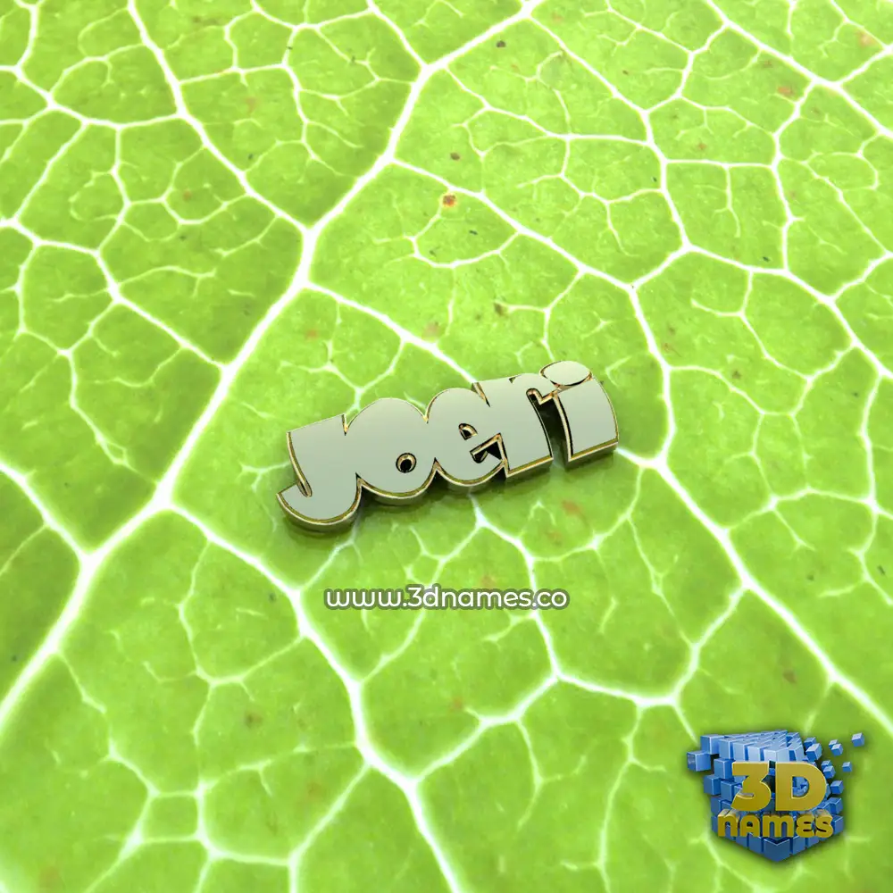 joeri in Gold Leaf style - 3D name wallpaper