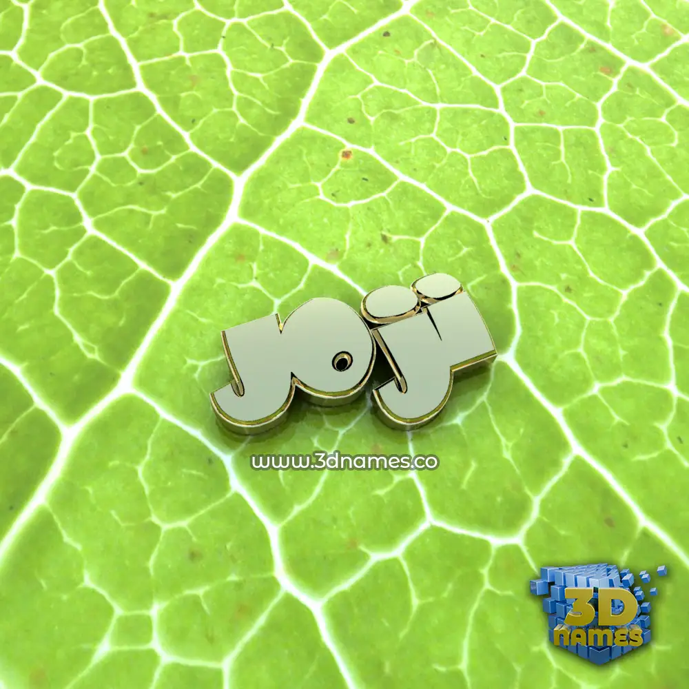 joji in Gold Leaf style - 3D name wallpaper