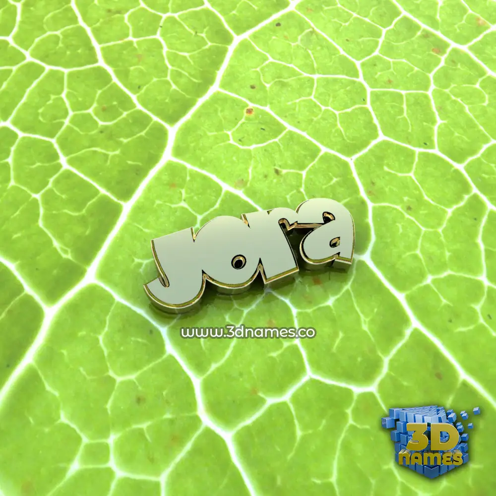 jora in Gold Leaf style - 3D name wallpaper
