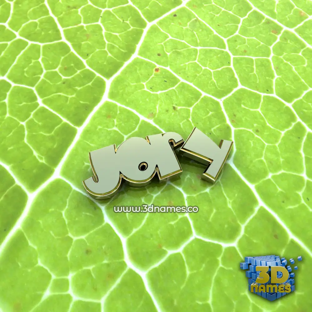 jory in Gold Leaf style - 3D name wallpaper