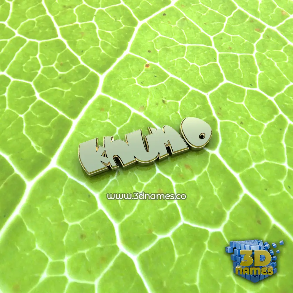 khumo in Gold Leaf style - 3D name wallpaper