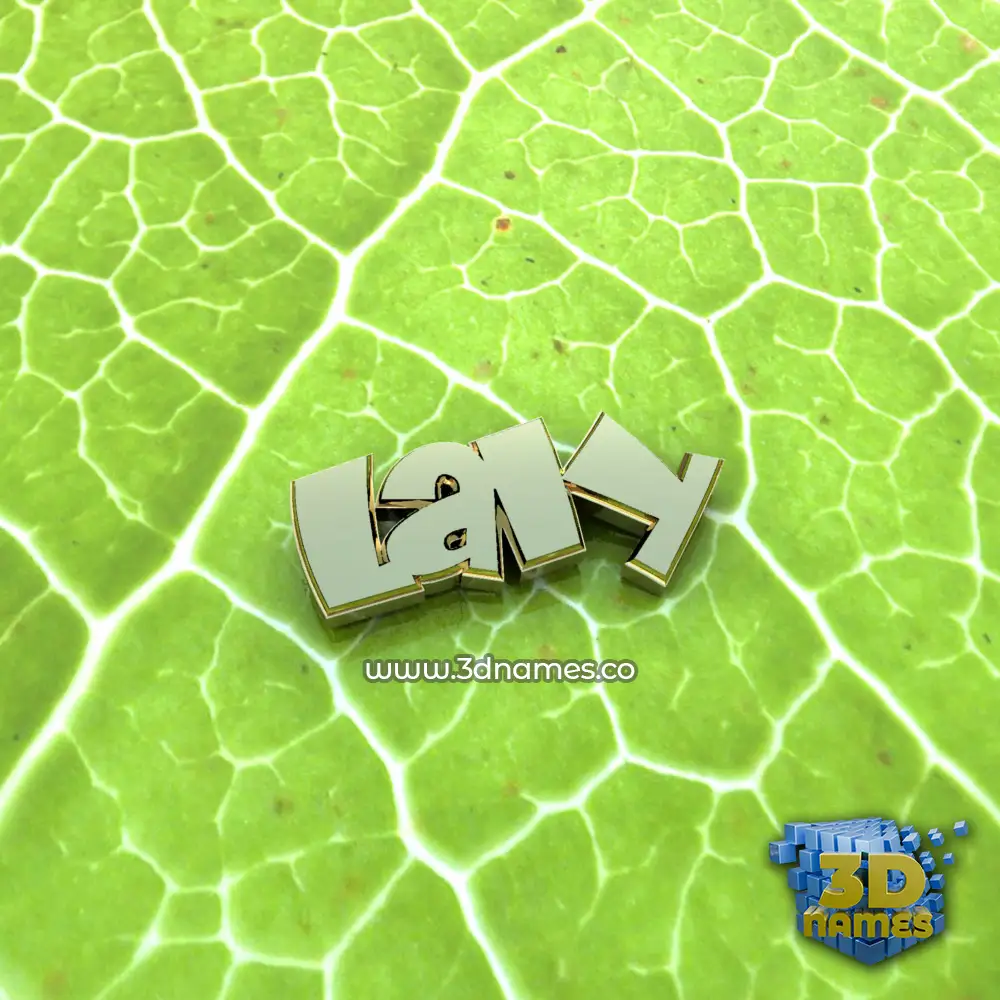 laly in Gold Leaf style - 3D name wallpaper