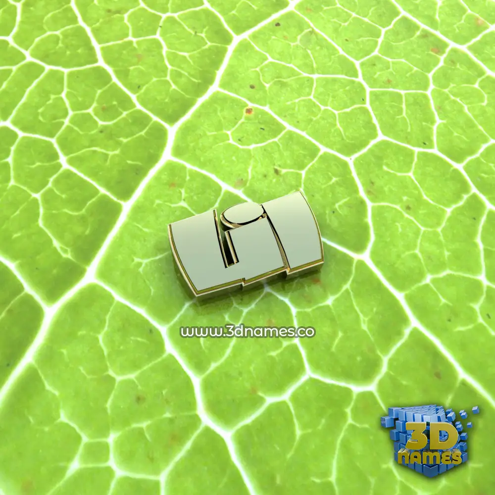 lil in Gold Leaf style - 3D name wallpaper