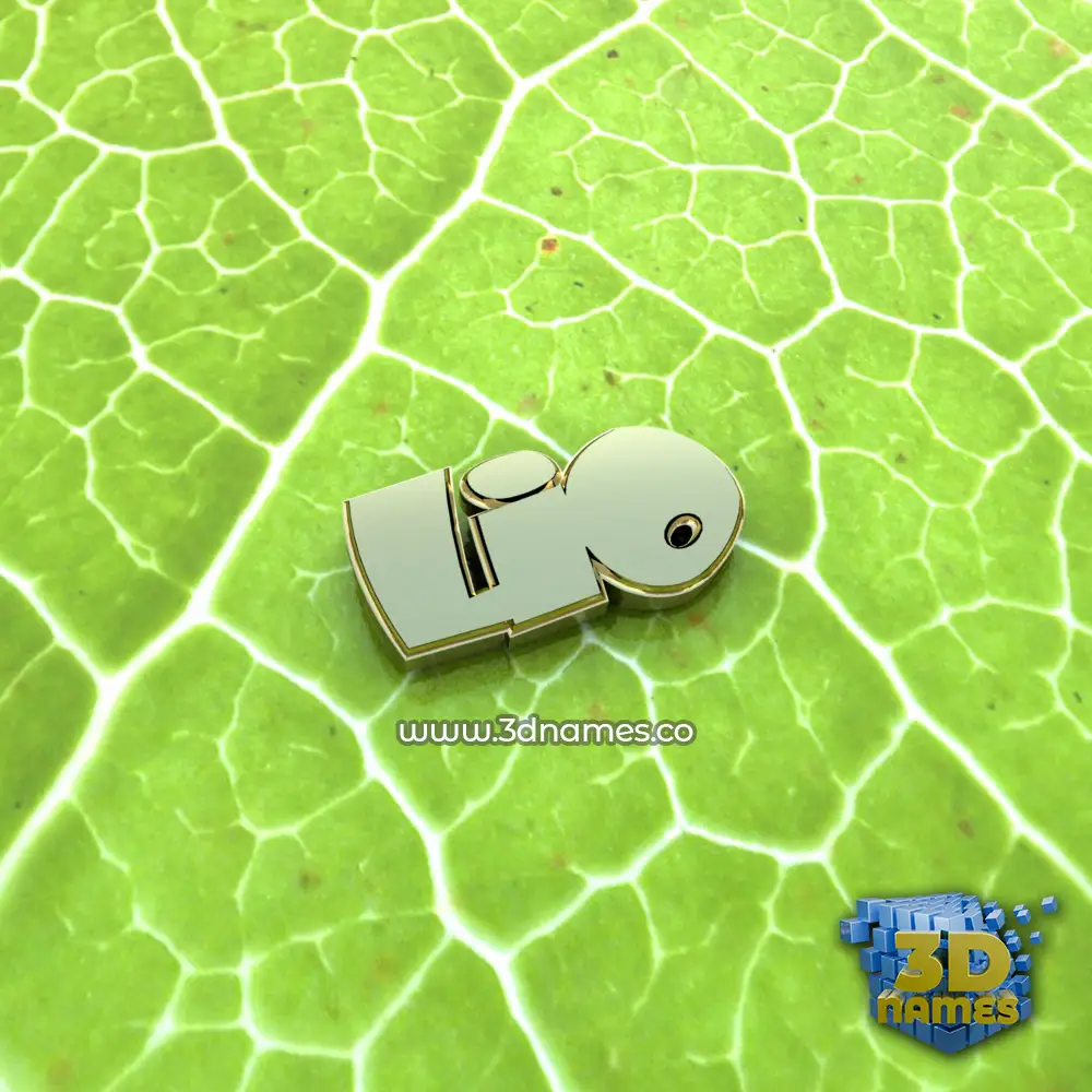 lio in Gold Leaf style - 3D name wallpaper
