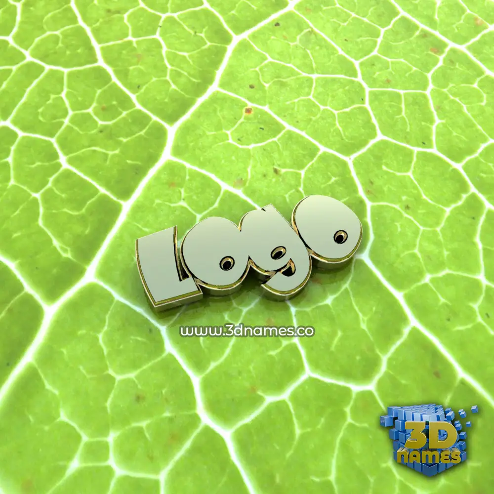 logo in Gold Leaf style - 3D name wallpaper