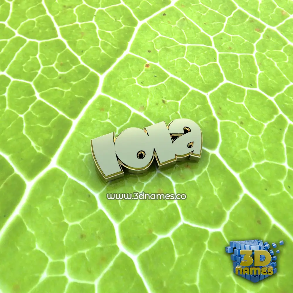 lola in Gold Leaf style - 3D name wallpaper