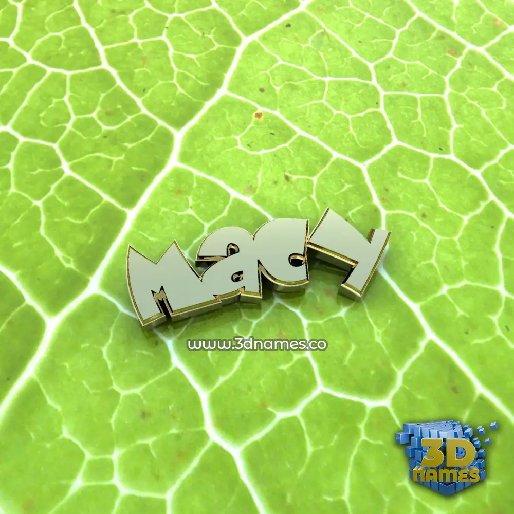 macy in Gold Leaf style - 3D name wallpaper