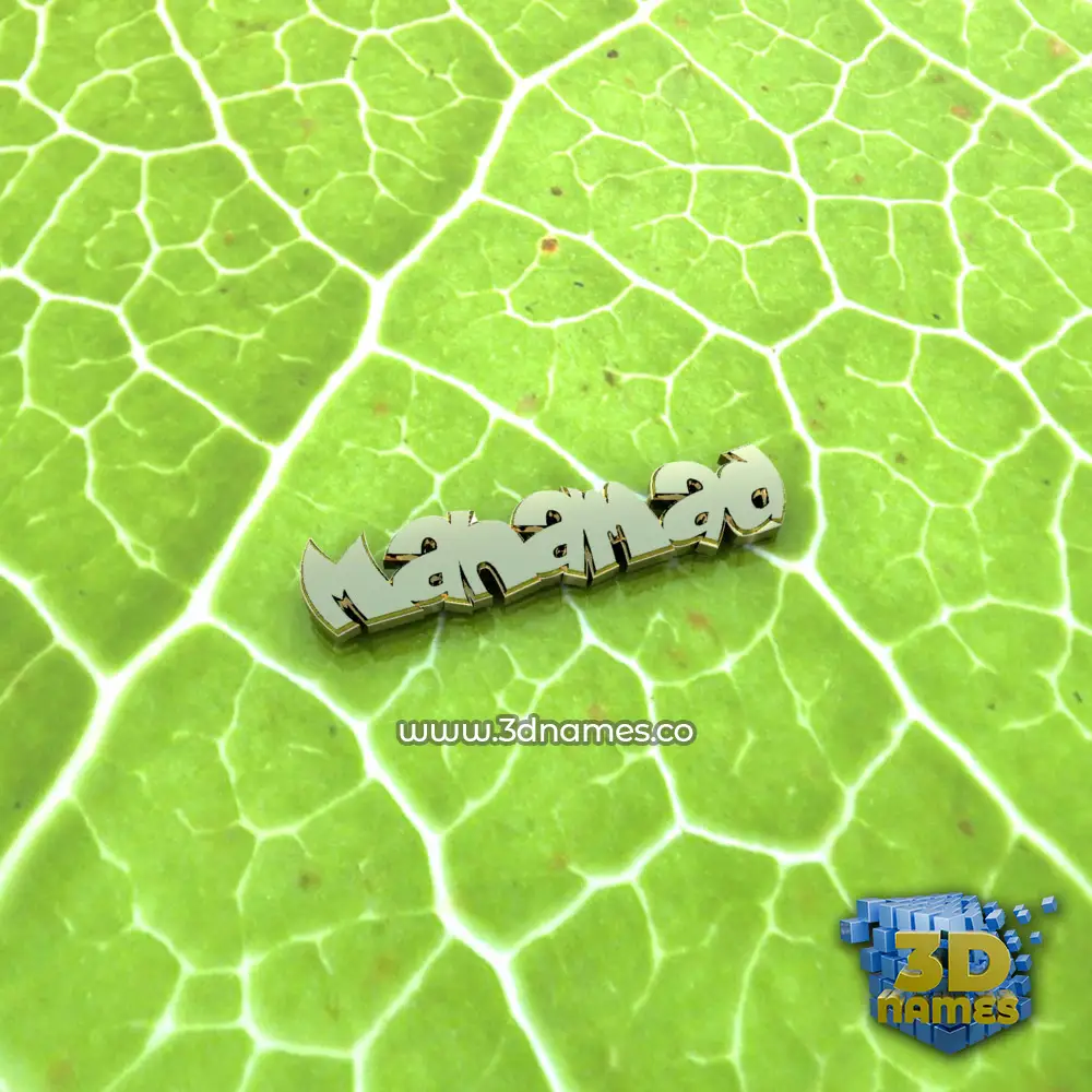 mahamad in Gold Leaf style - 3D name wallpaper