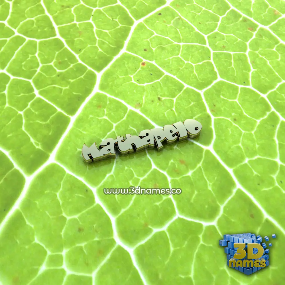 mathapelo in Gold Leaf style - 3D name wallpaper