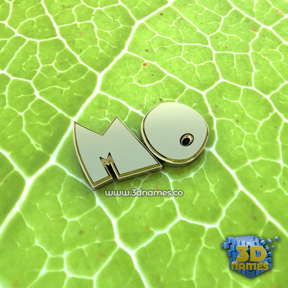 mo in Gold Leaf style - 3D name wallpaper