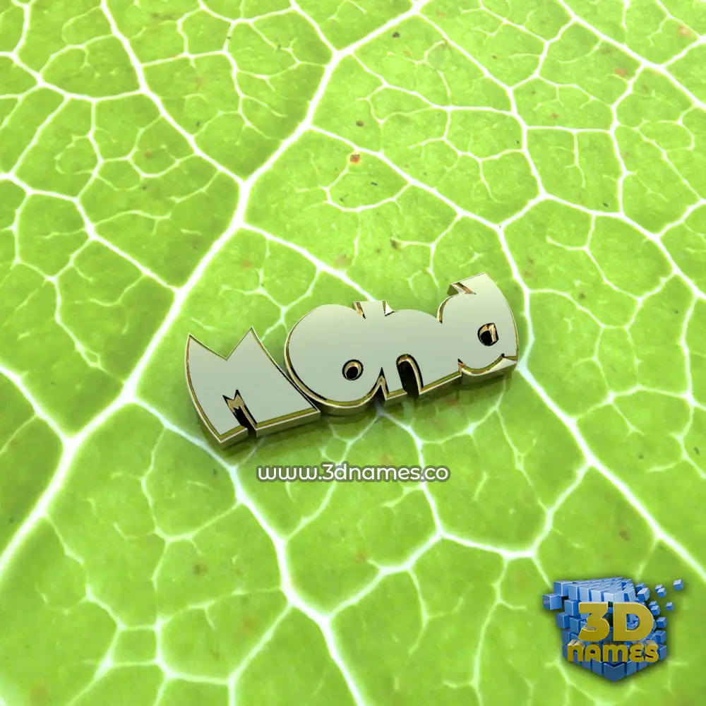 mohd in Gold Leaf style - 3D name wallpaper