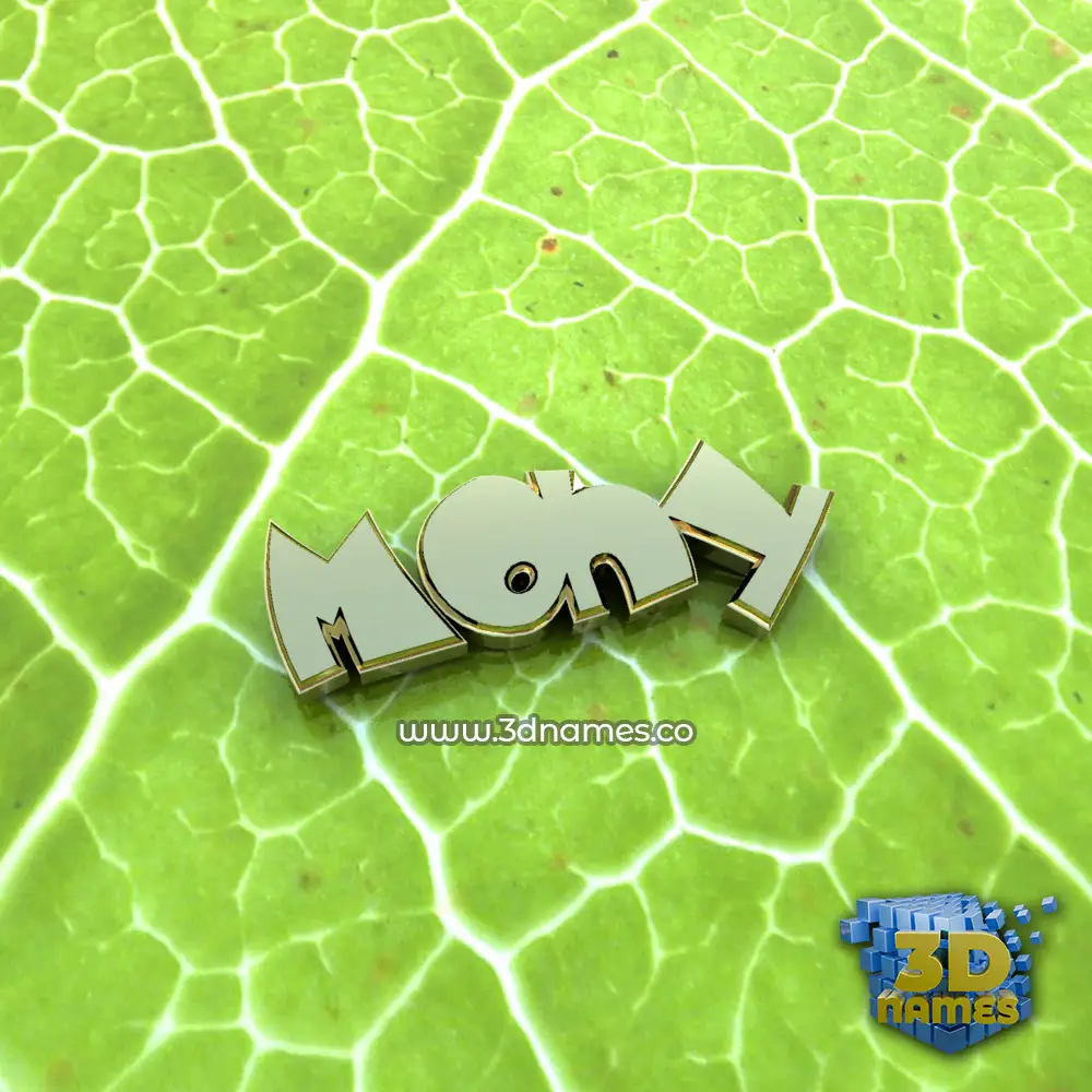 mohy in Gold Leaf style - 3D name wallpaper