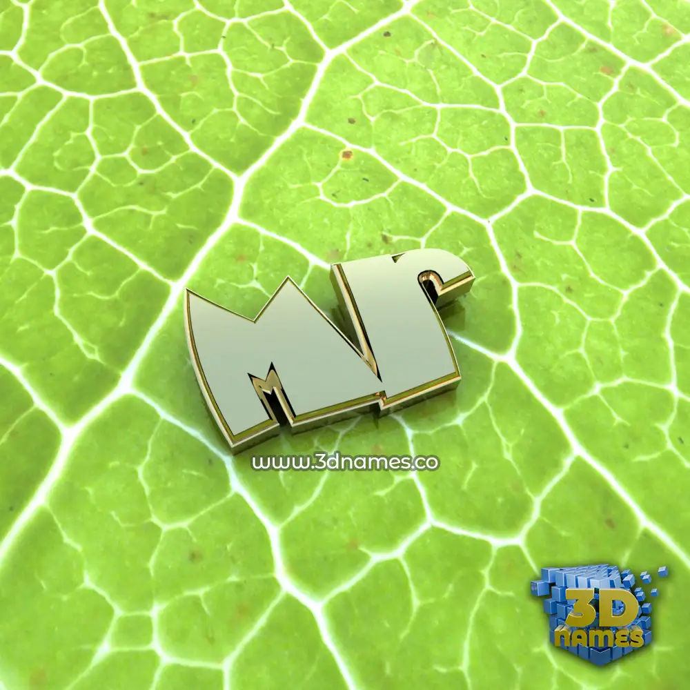 mr in Gold Leaf style - 3D name wallpaper