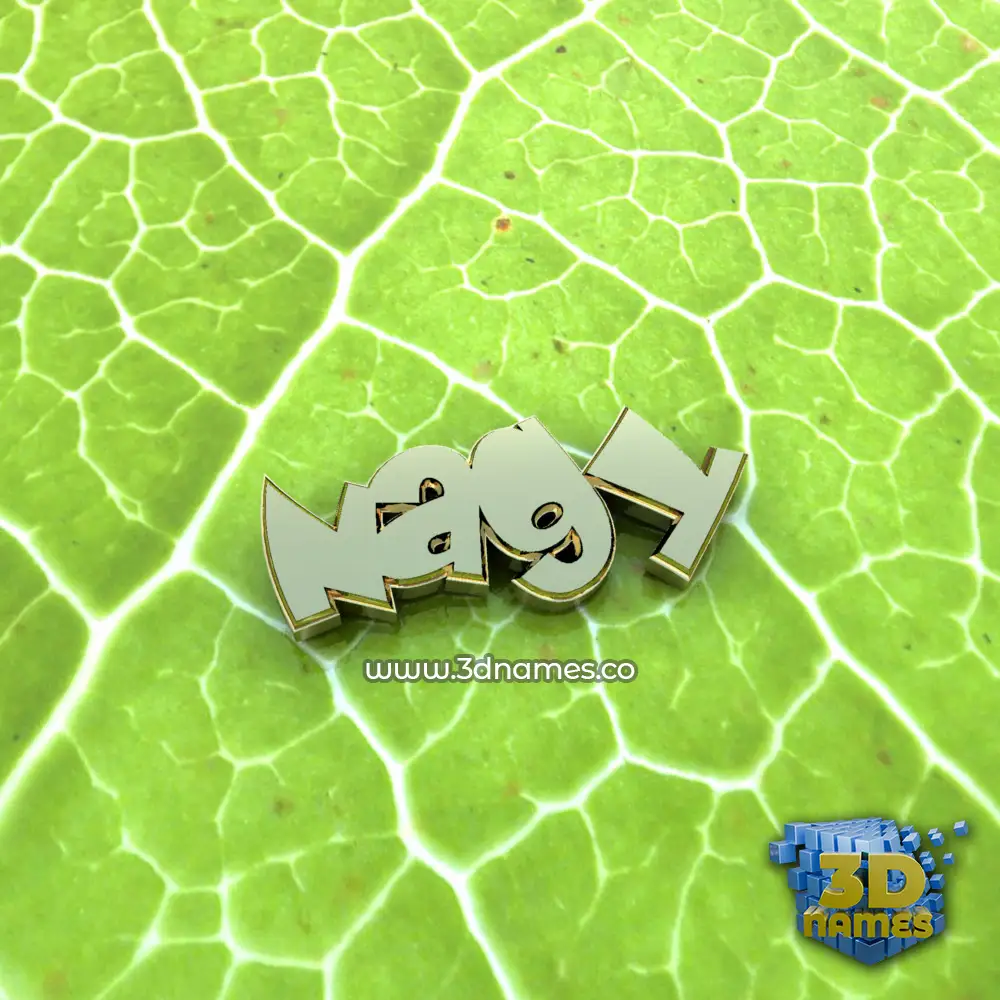 nagy in Gold Leaf style - 3D name wallpaper
