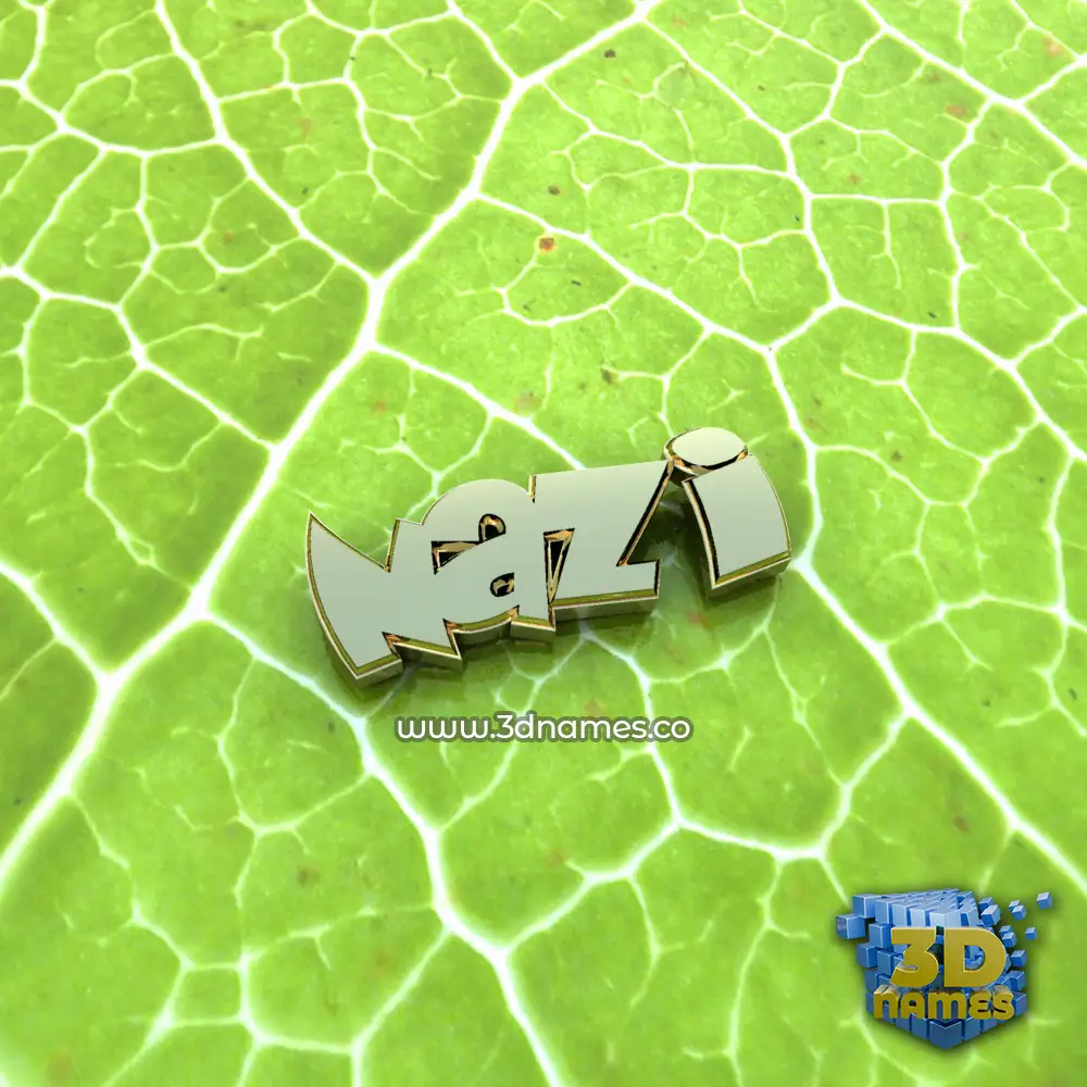 nazi in Gold Leaf style - 3D name wallpaper