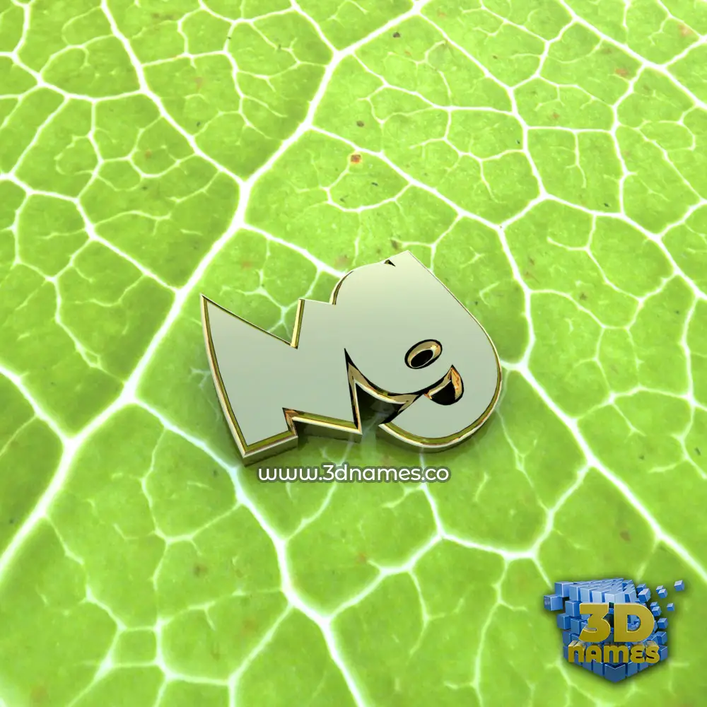 ng in Gold Leaf style - 3D name wallpaper