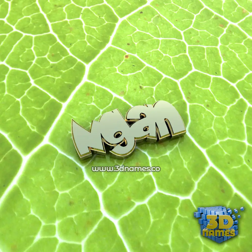 ngan in Gold Leaf style - 3D name wallpaper