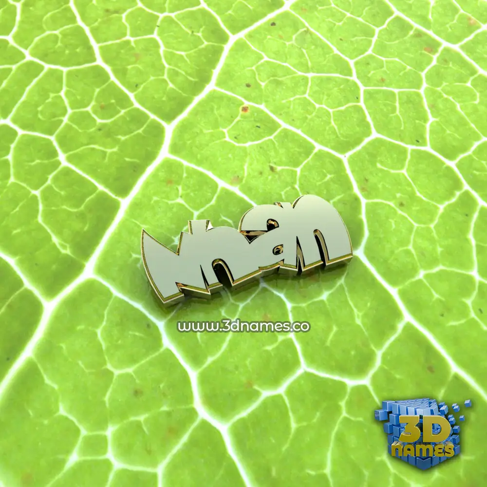 nhan in Gold Leaf style - 3D name wallpaper