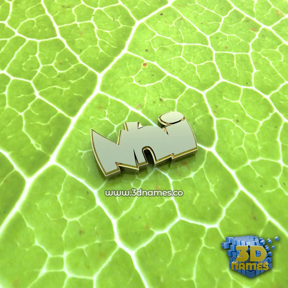 nhi in Gold Leaf style - 3D name wallpaper