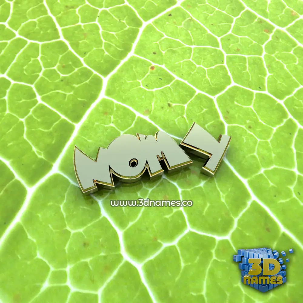 nomy in Gold Leaf style - 3D name wallpaper