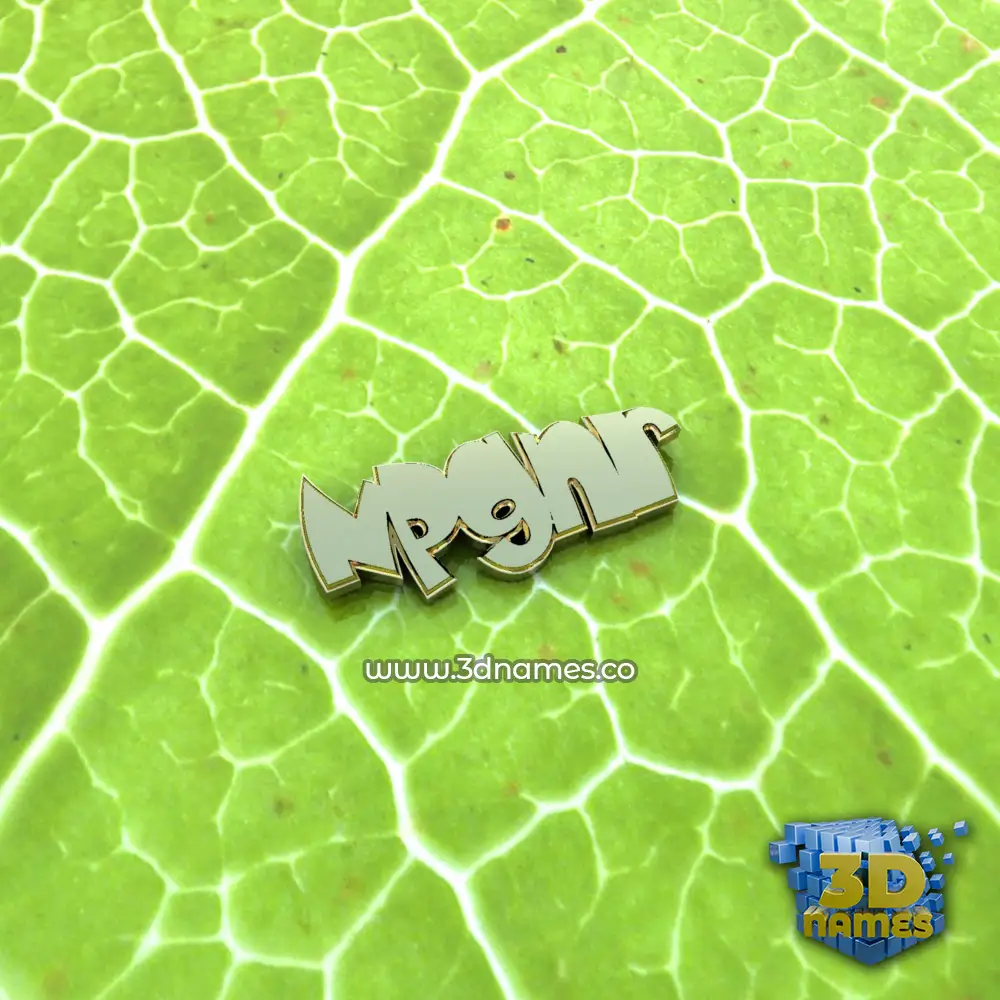 npgnr in Gold Leaf style - 3D name wallpaper