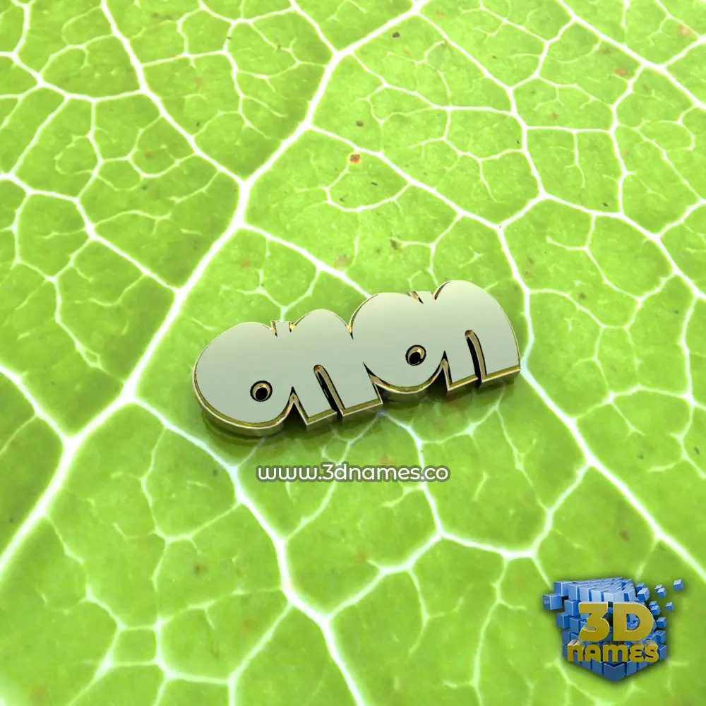 onon in Gold Leaf style - 3D name wallpaper