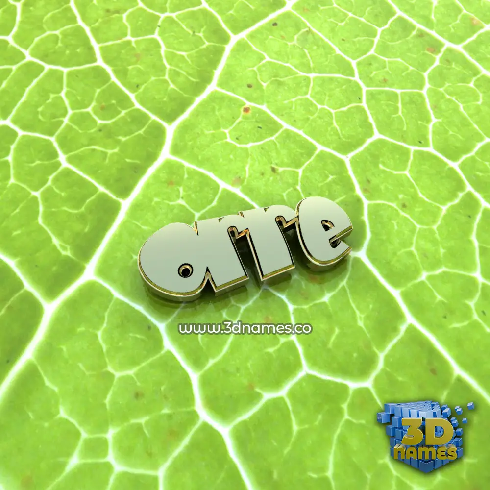 orre in Gold Leaf style - 3D name wallpaper