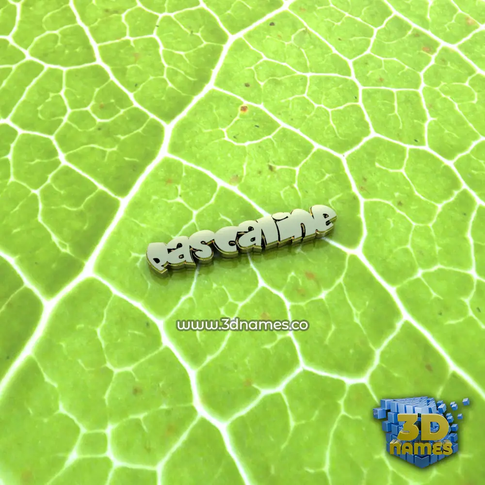 pascaline in Gold Leaf style - 3D name wallpaper