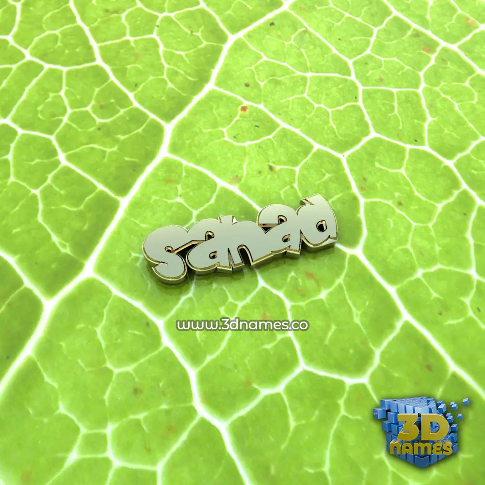 sahad in Gold Leaf style - 3D name wallpaper