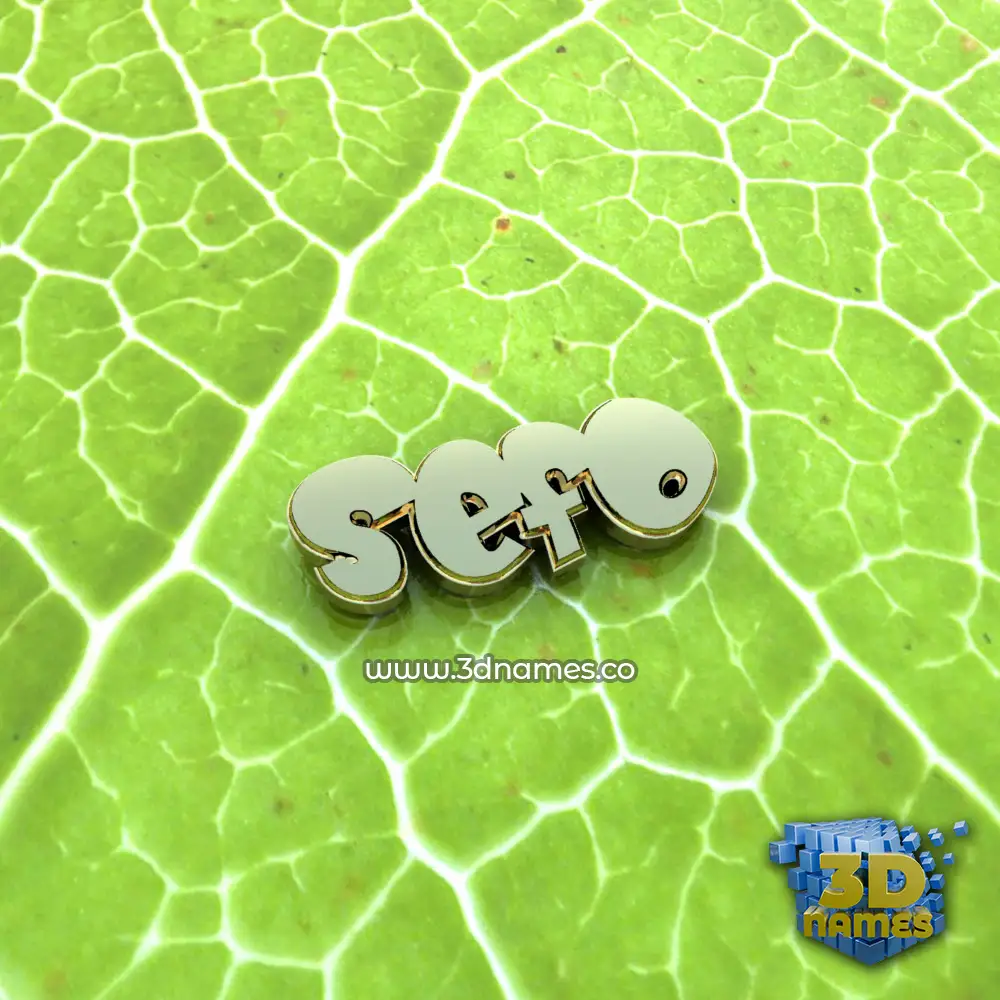 sefo in Gold Leaf style - 3D name wallpaper