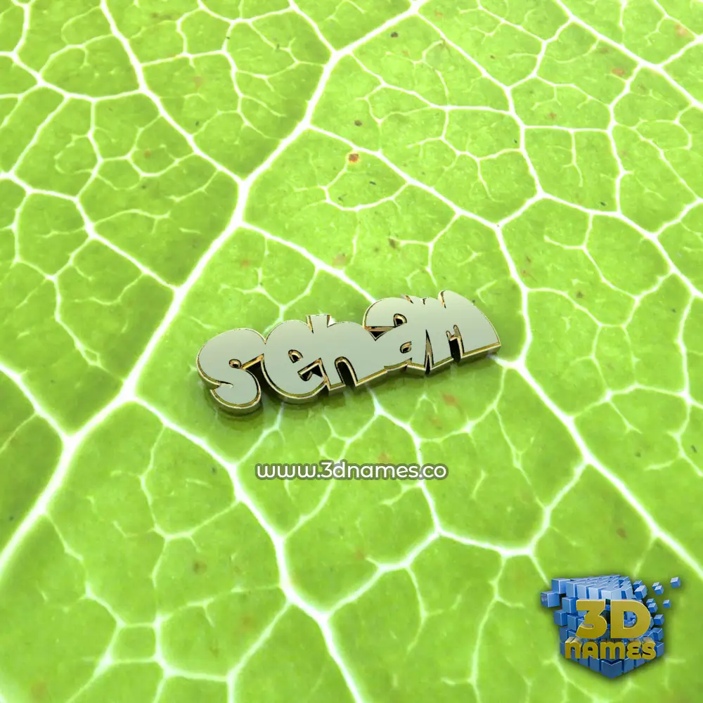 seham in Gold Leaf style - 3D name wallpaper